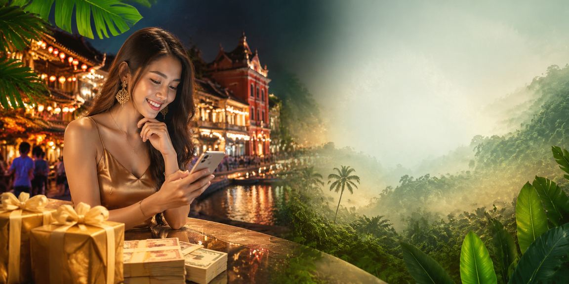 Antara muka hiburan kasino dengan reka bentuk dinamik di Melaka